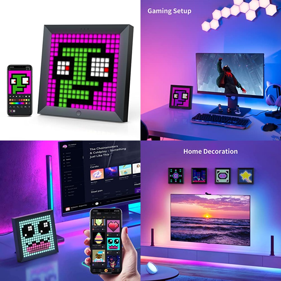 Desk Setup Lighting - LED Işık Piksel Ekran Paneli, RGB