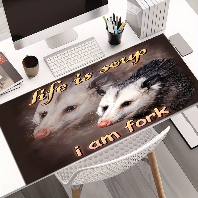 Desk Setup Essentials - Kaprisli Büyük Mouse Pad Uçan Ejderha