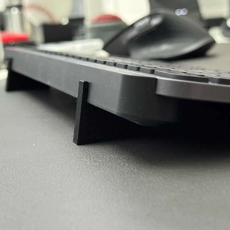 Ergonomic Desk Setup Keyboard - Klavye Yükseltici Ayakları, İnce Ofis Klavyesi