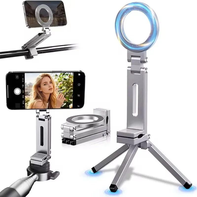 Desk Setup Essentials - Manyetik Selfie Telefon Tutucu Seyahat Gereçleri