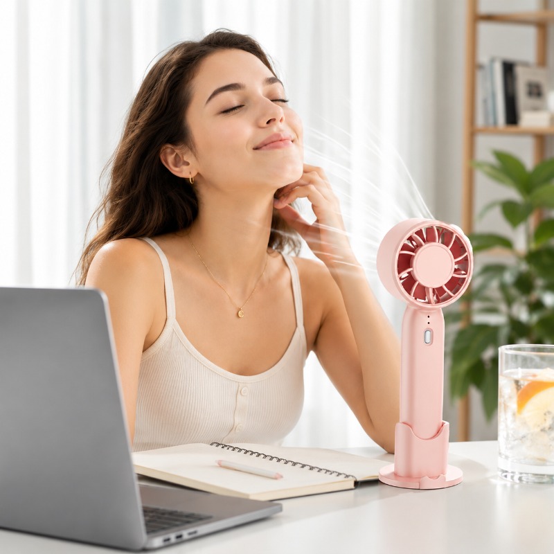 Fan Desk Small Usb - El Tipi Fan USB Şarj Edilebilir