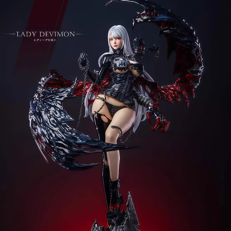 Desk Setup Anime - Lady Devimon Digimon Anime Gk Şekil