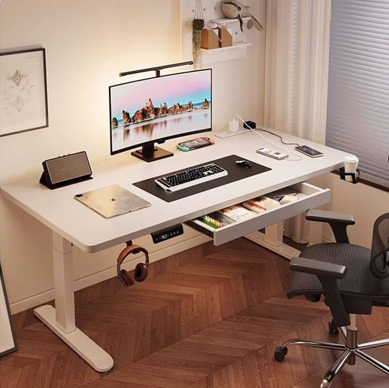 Desk Setup Designer - Modern Demir Çift Motorlu Elektrikli Ayarlanabilir