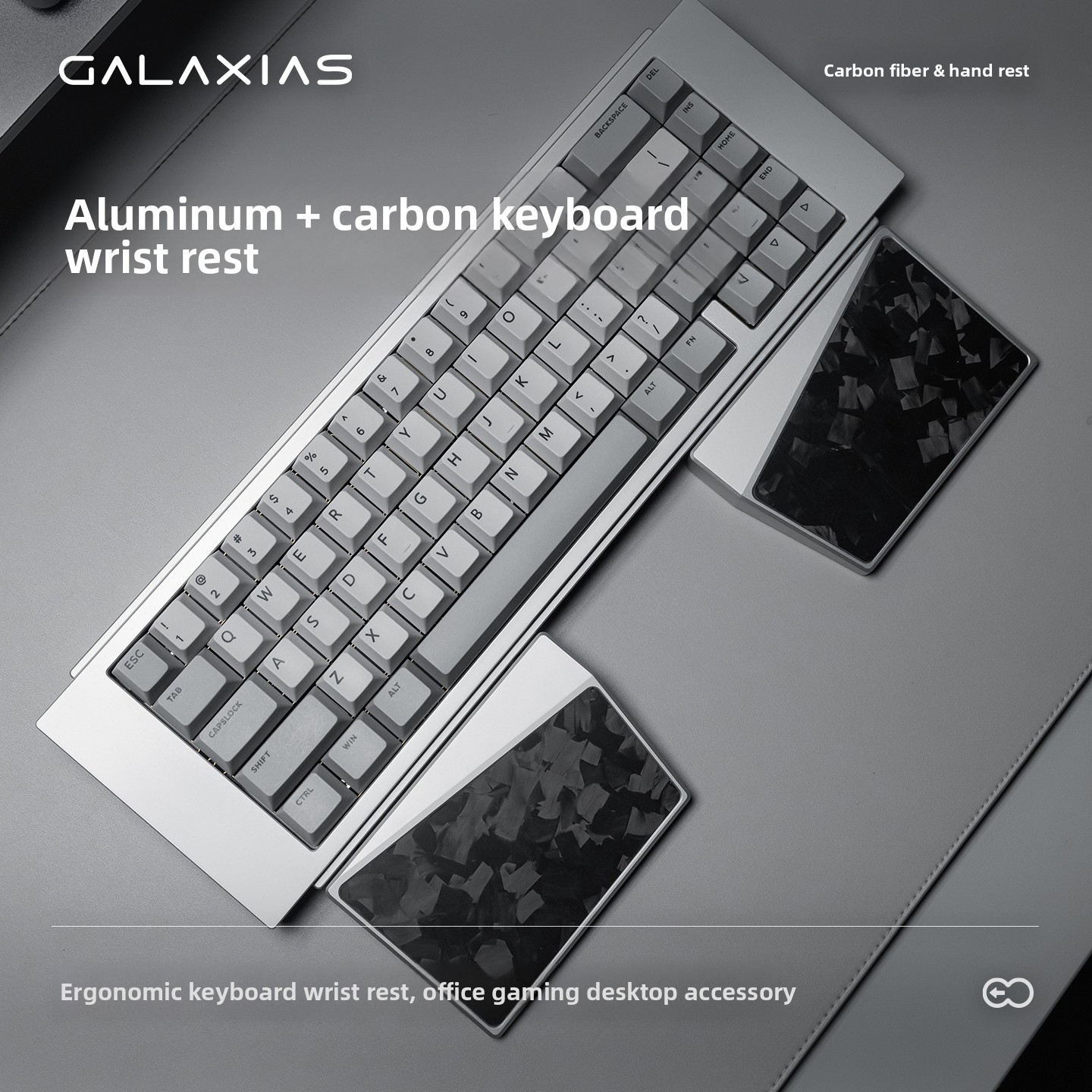 Özel Alüminyum Alaşımlı Mekani - Ergonomic Desk Setup Keyboard incelemesi ve fiyatı