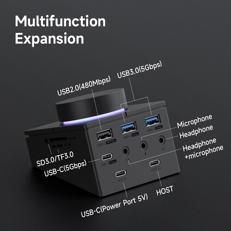 Hagibis Topuzu USB C Hub Kısay - Desk Setup Gadgets incelemesi ve fiyatı