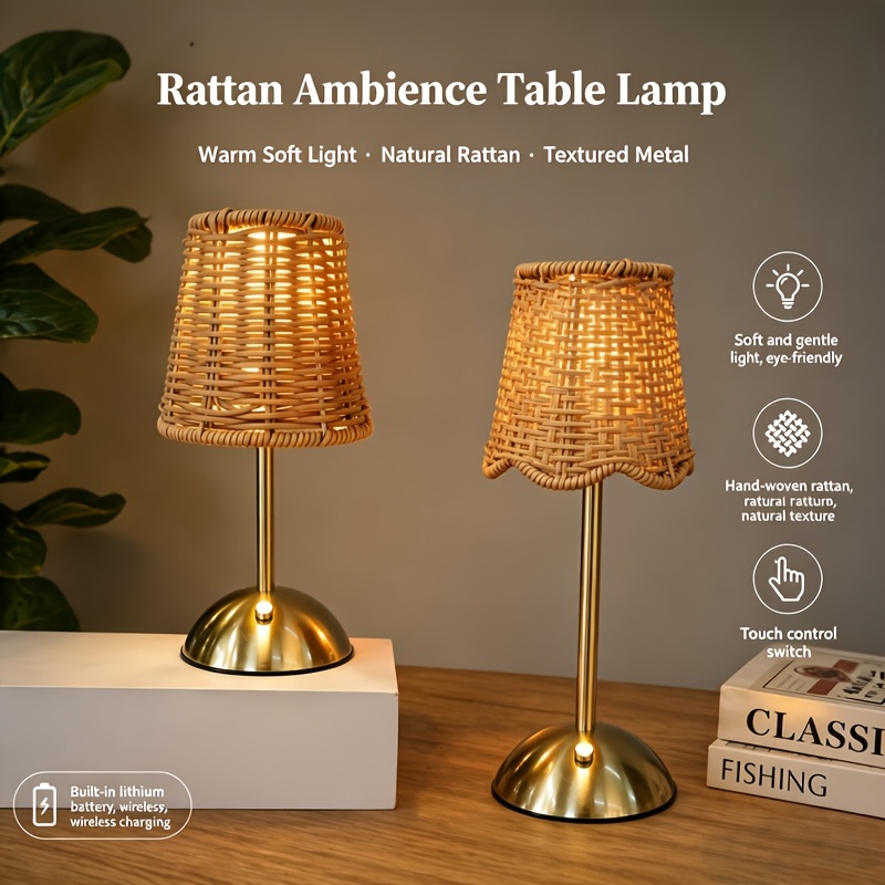 Bohem Dokuma Rattan Sanat Masa - Desk Setup Lighting incelemesi ve fiyatı