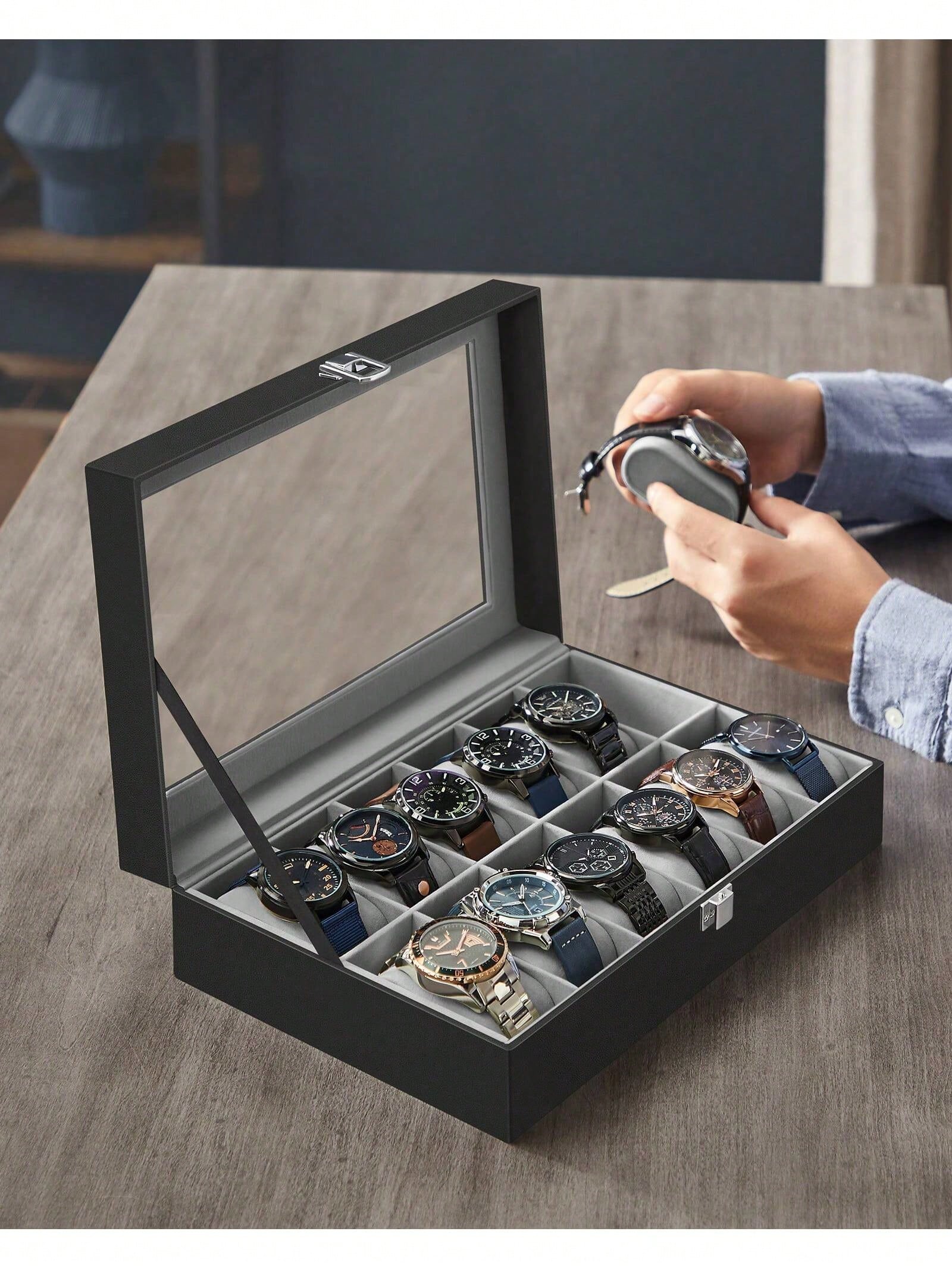 12 Yuvalı Kilitlenebilir Saat  - Cable Box Organizer incelemesi ve fiyatı