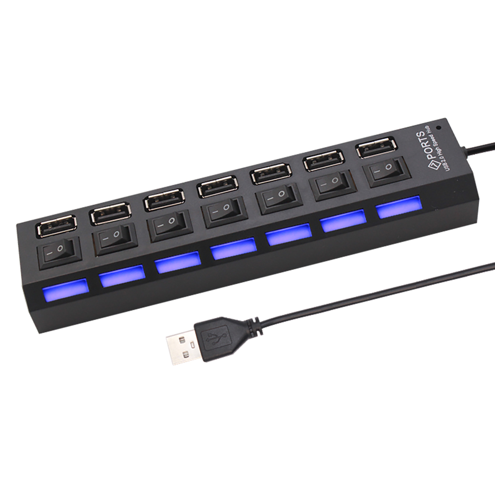 7 Port USB 2.0 Hub Splitter PC - Desk Setup Mac incelemesi ve fiyatı