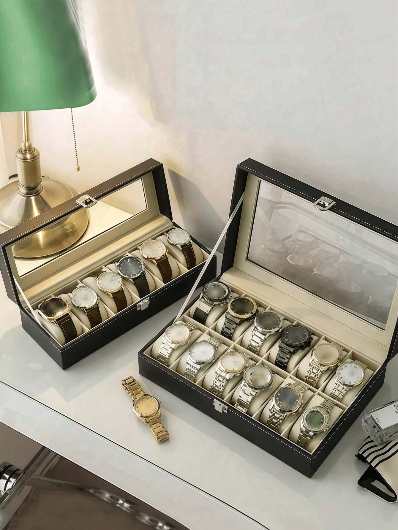 Kilitli Deri Saat Kutusu, Büyü - Cable Box Organizer incelemesi ve fiyatı