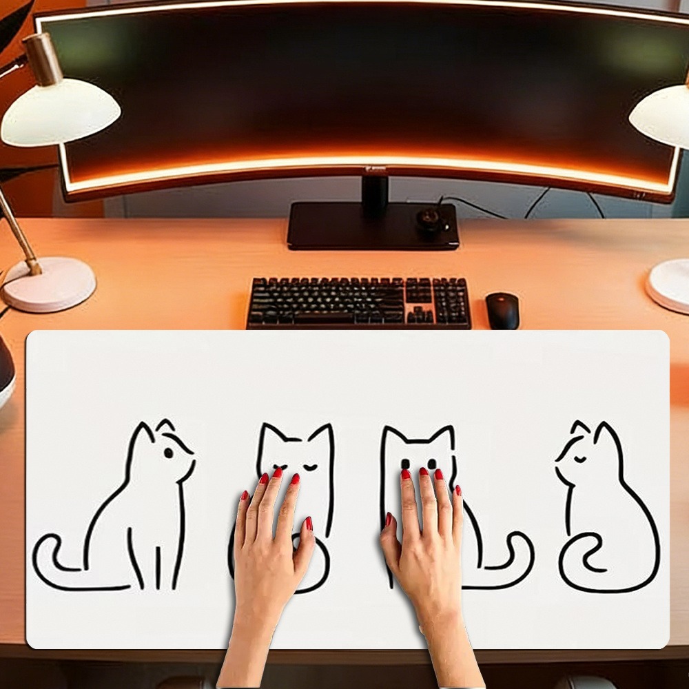 Eğlenceli kedi desenli mouse p - Desk Setup Designer incelemesi ve fiyatı