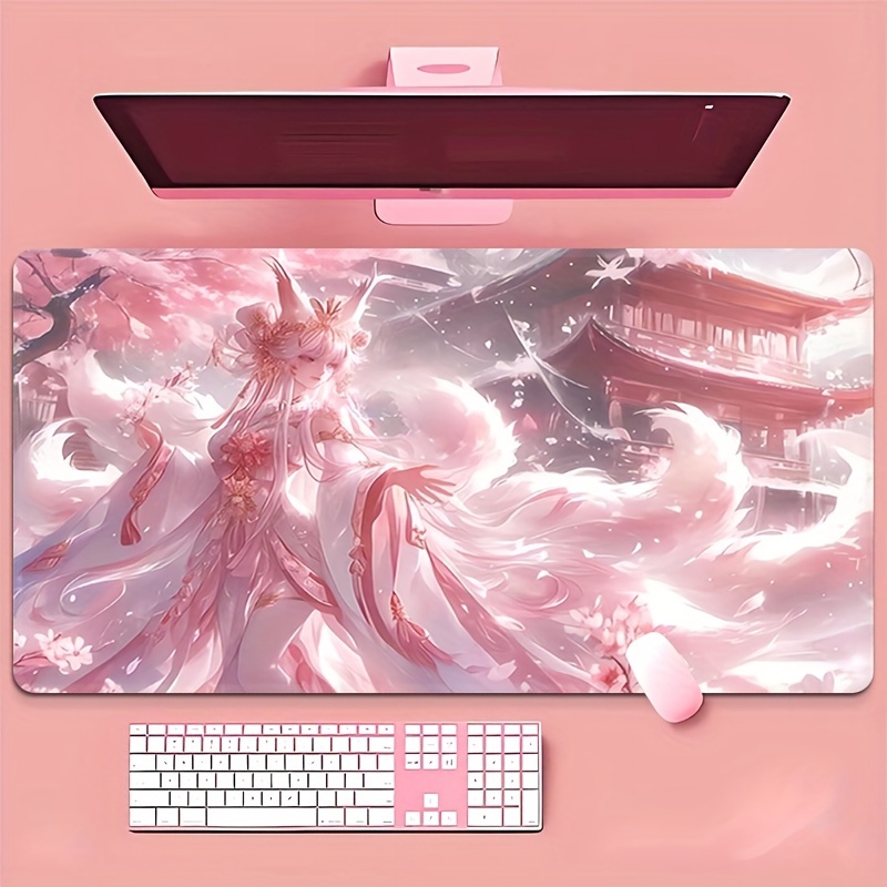 Anime Tilki Kızı Masa Örtüsü,  - Desk Setup Designer incelemesi ve fiyatı