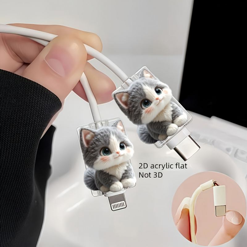2 Adet 2D Kedi Kablo Koruyucu, - Desk Setup Gadgets incelemesi ve fiyatı