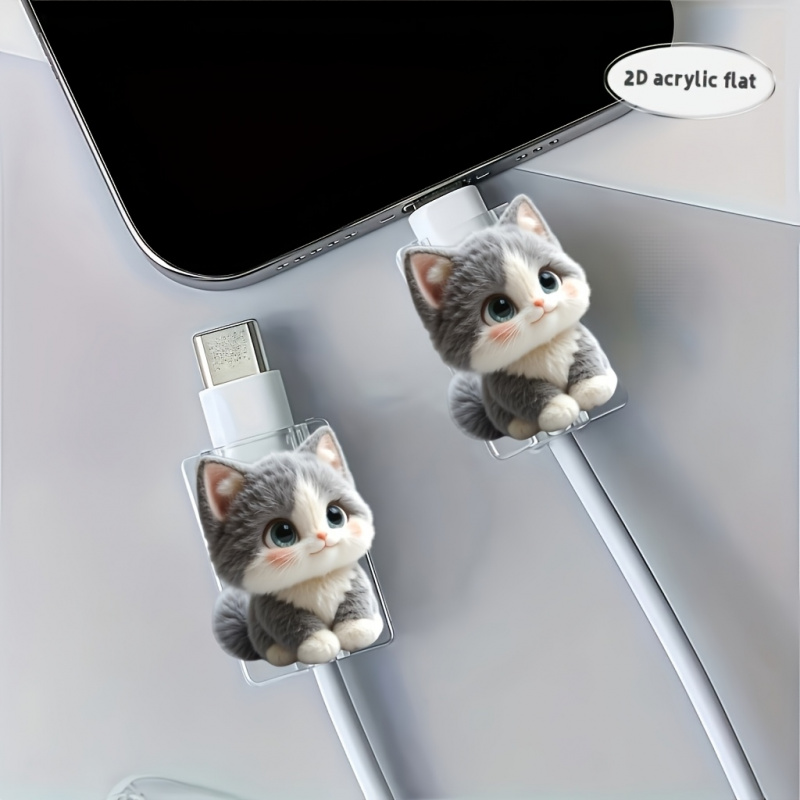 2 Adet 2D Kedi Kablo Koruyucu, - Desk Setup Gadgets incelemesi ve fiyatı