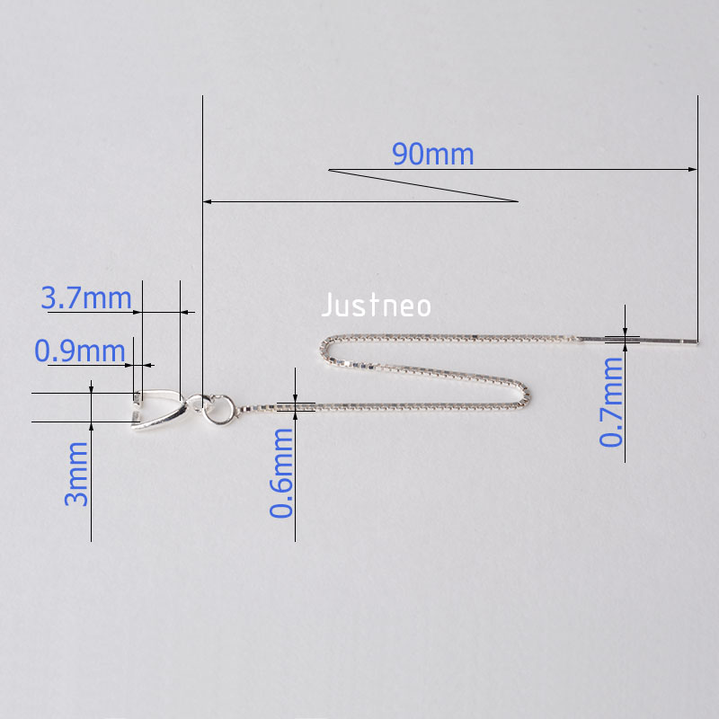 küpe teli, katı 925 ayar gümüş - Cable Box Organizer incelemesi ve fiyatı