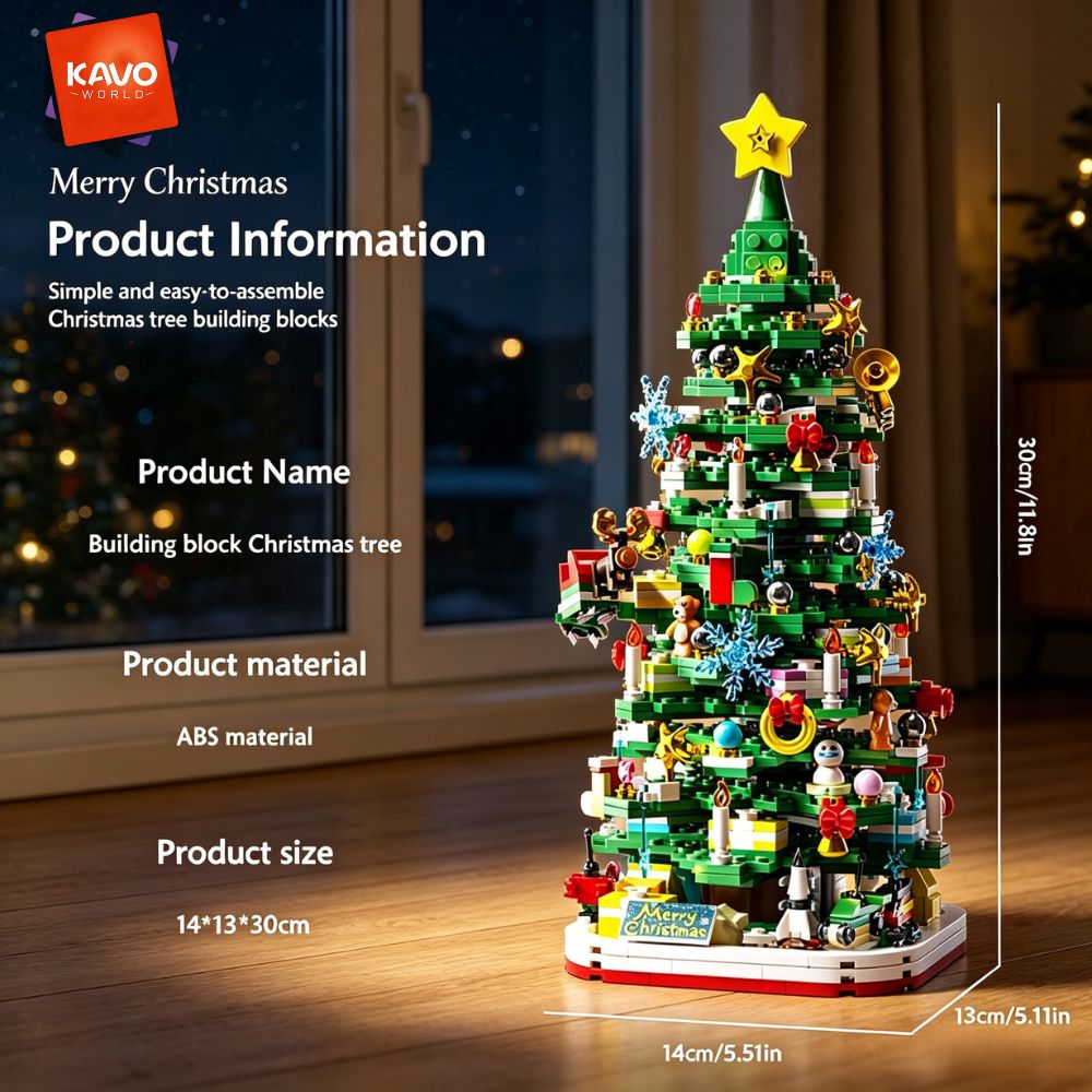 KAVOWORLD 1024 Parça Noel Ağac - Desk Setup Needs incelemesi ve fiyatı